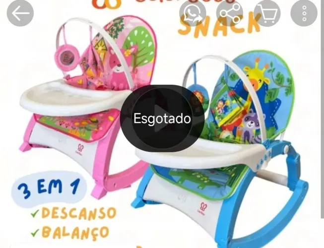 Cadeira de descanso 3 em 1