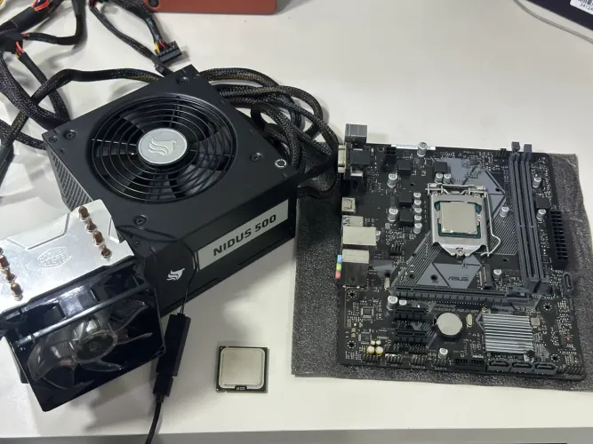 Kit PC - Processador, Fonte, Placa mãe, Cooler