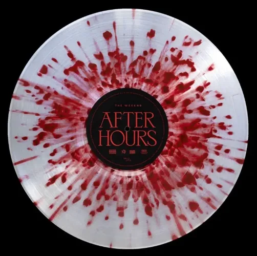 The Weeknd After Hours Clear Red Splatter 2LP Vinil Importado Lacrado