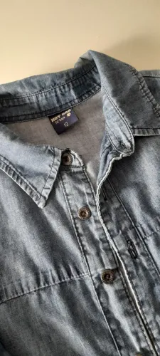 Camisa Jeans Juvenil Masculina
