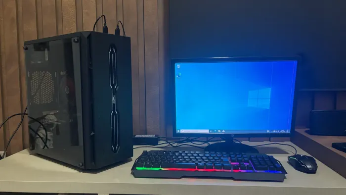 Pc gamer + monitor + teclado e mouse