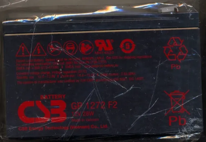 BATERIA NOVA CSB 12V X 7.2AH PARA  NO-BREAK  APC E SMS, ALARME, CERCA ELÉTRICA