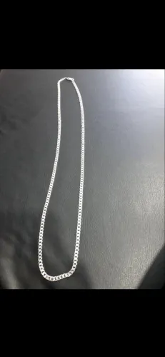 2 cordão de prata 4mm as 2