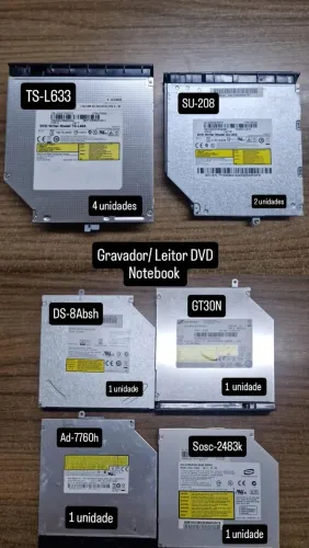 Gravador DVD notebook