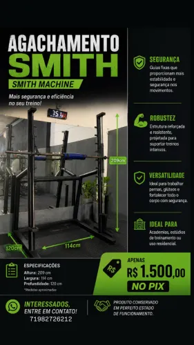 Agachamento Smith