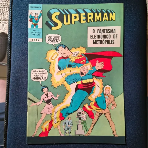 HQ Superman Nº 2 EBAL (1972 - 4ª Série) - Estado de Banca (NM/VF)