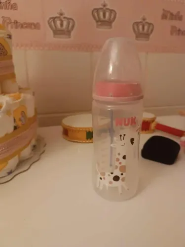 Mamadeira Nuk com medidor de temperatura - NOVA