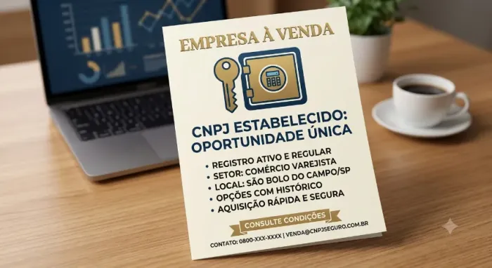 CNPJ LTDA 2 ANOS ATIVOS SEM DÍVIDAS