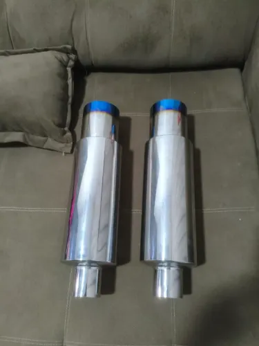 Abafador esportivo de inox de 4 polegadas 