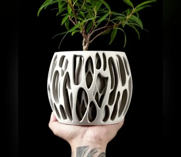 (Sob encomenda) Vaso de planta estilo maquina moderna