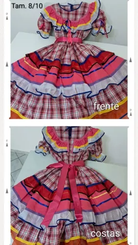 Vestido Junino Infantil