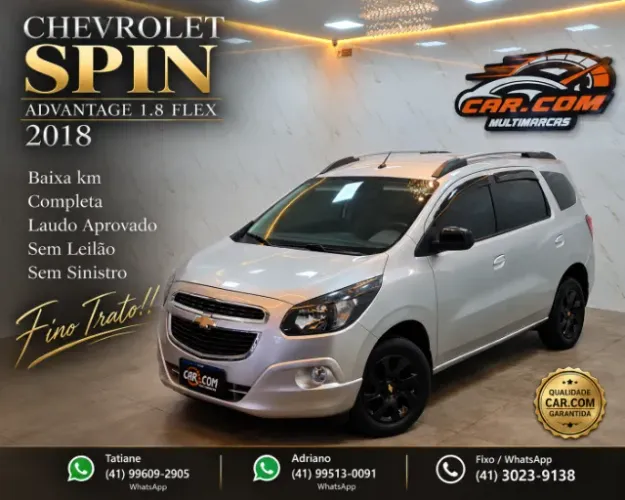 Chevrolet Spin Advantage 1.8 8V Econo.flex 5P Aut. 2018
