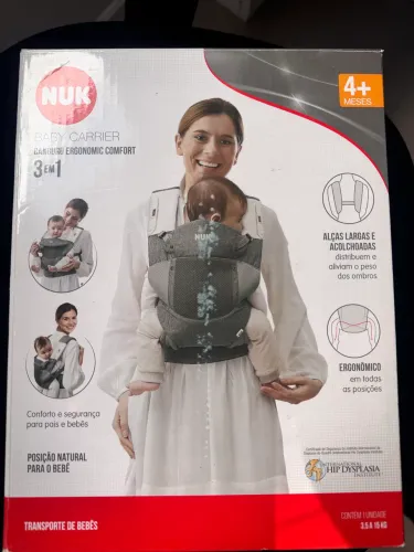 Canguru Baby Carrier NUK - Ergonômico 3 em 1