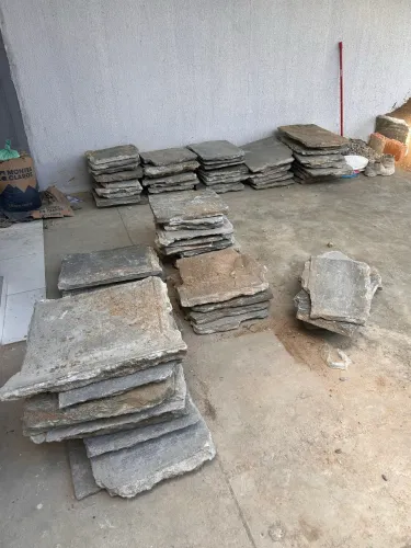 Pedras para calçada tipo granito 