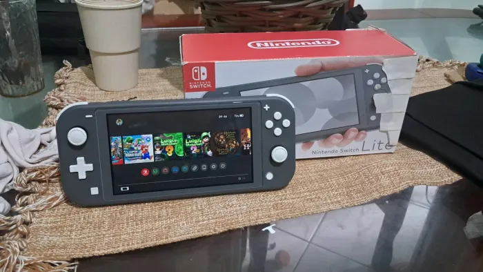 Switch lite desbloqueado 128gb preto