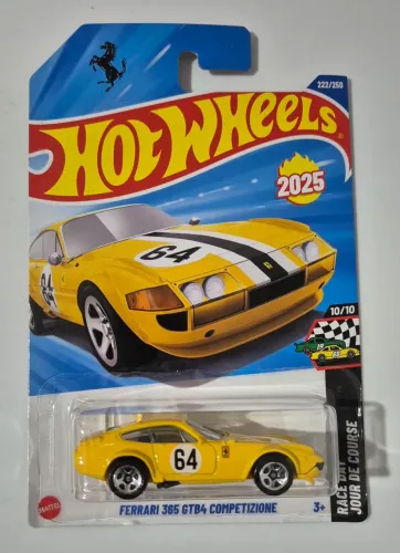 Hotwheels ferrari 365 gtb4 amarela