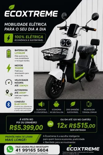 Scooter Elétrica Nova
