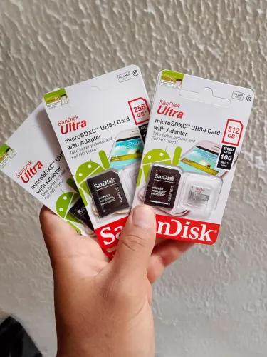 Cartão Memória SanDisk Ultra 256GB / 512GB Original Lacrado Novo