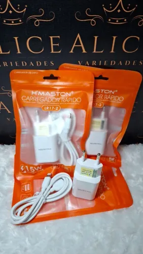 Carregador de iPhone USB completo 