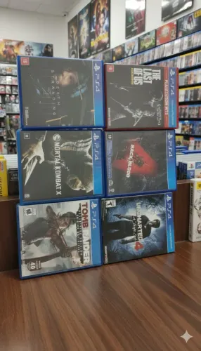 Jogos PS4 - Vendo lote com 6 Grandes Sucessos (Death Stranding, TLOU e mais)