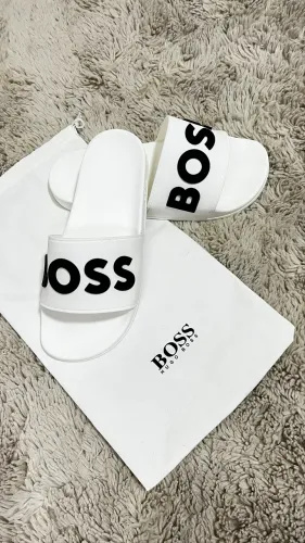 Chinelo Boss Branco Tamanho 41/42