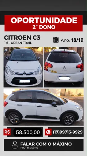 Citroen C3 Urban Trail 1.6 Flex 16V 5P Aut. 2019