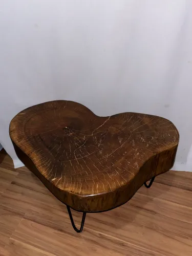 Mesa de centro rústica