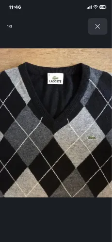 Suéter de cashmere da Lacoste original!!!