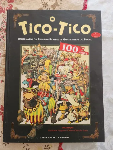 Livro capa dura de coleção Tico Tico 100 anos