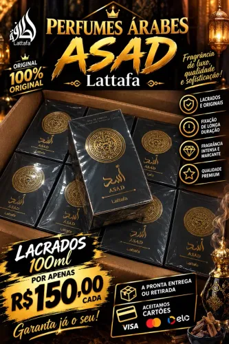Perfume árabe asad 100ml