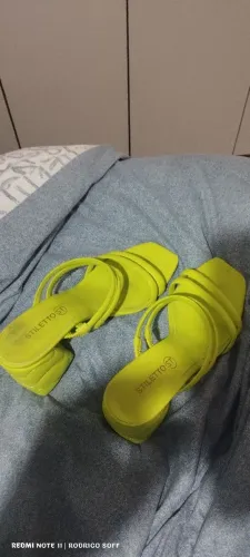 Sandália Verde Stiletto