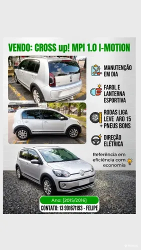 Volkswagen Up! Cross I Motion 1.0 T.flex 12V 5P 2016