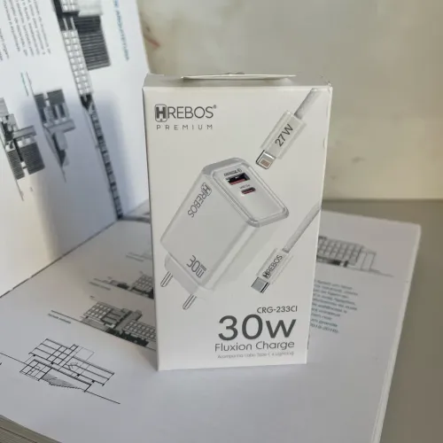 Carregador Turbo HREBOS homologado Anatel | Produto de alta qualidade.