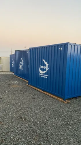 Container 3m Galvanizado | Estrutura Metalon e Fechadura Tetra