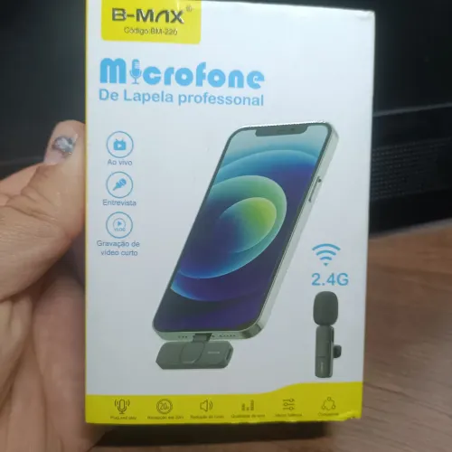 MICROFONE DE LAPELA SEM FIO