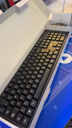 Teclado e mouse sem fio 
