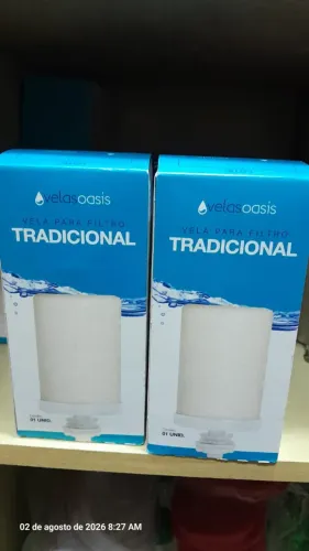 KIT 6 UNIDADES VELA FILTRO DE BARRO TRADICIONAL ( NOVA SEM USO E NA CAIXA ) FOTOS REAIS