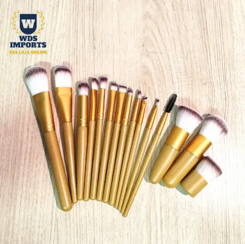 Pincel para Maquiagem Kit com 15 peças