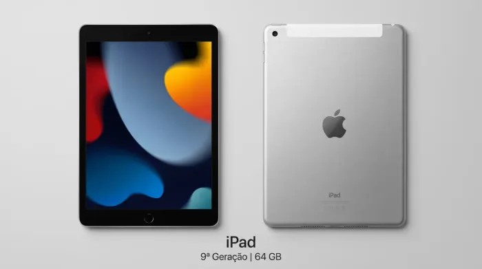 iPad 9 geração caixa aberta 