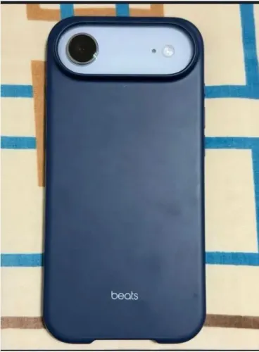 Capa da Beats com MagSafe e Controle da Câmera para iPhone Air - Azul-cascalho