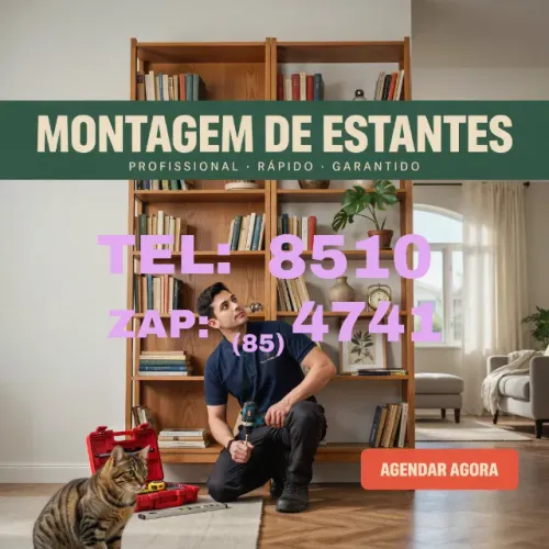 Montador de móveis. Serviço confiável e atendimento personalizado.