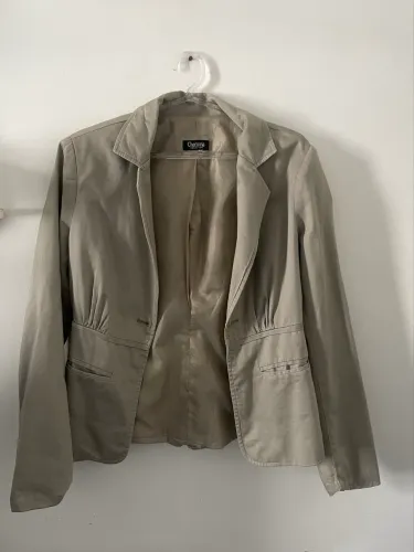 Blazer feminino cinza tam P