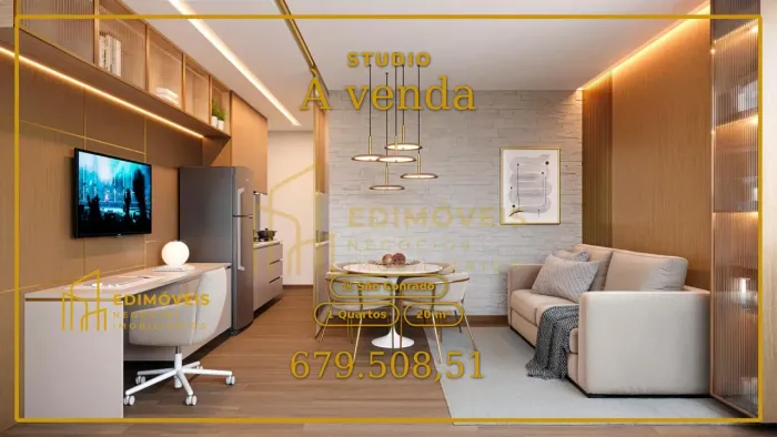 Exclusivo: Studio na quadra do mar em São Conrado, Vila Velha, com alto potencial de locaç