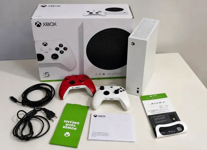XBOX SERIES S COMPLETO POR R$ 2.490 À VISTA E ACEITO CARTÃO!!!
