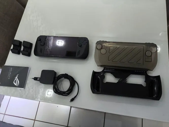 Rog Ally x + mod case pra ir logo no pix