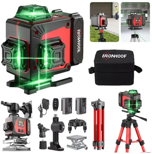 Nivel Laser 16 Linhas.+  Tripé + 3 Baterias + Acessórios Novo