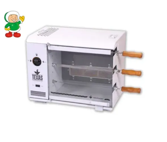 2793 - FORNO GAS ASSADOR 3 ESPETOS TEXAS ASE3 / MARCA: VENÂNCIO