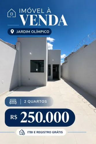 Casa a venda no Bairro Jardim Olímpico