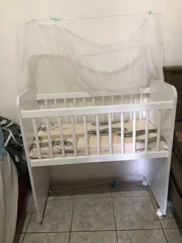 Mini berço com colchão