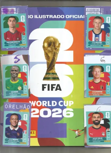 COPA MUNDO 2026 FIGURINHAS AVULSAS PARA V. COMPLETAR SEU ALBUM